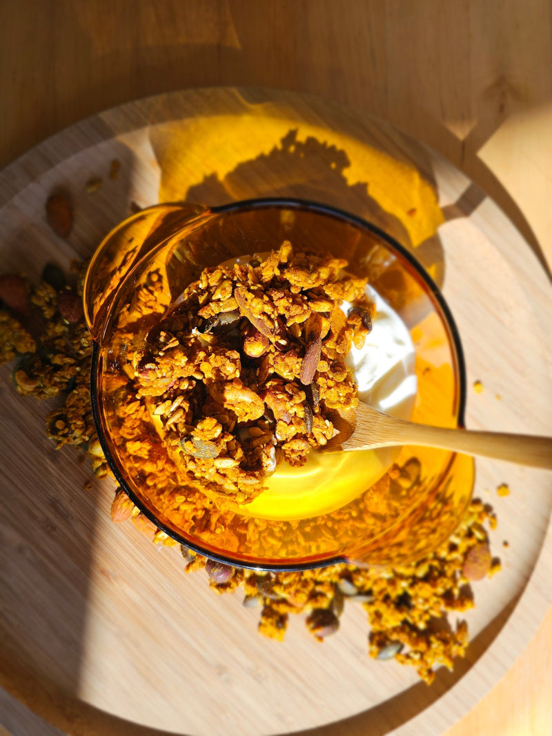 Recette de Granola Sucré Maison au Golden Hour