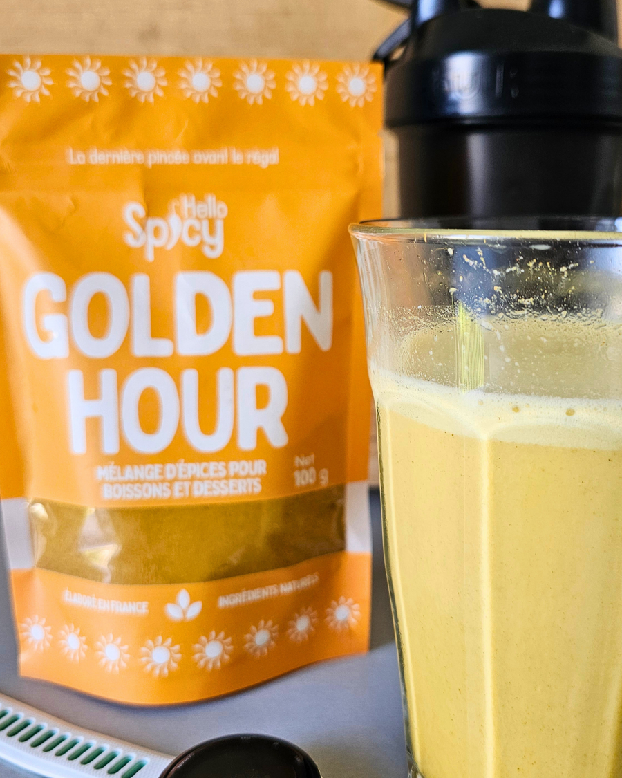 Le Shaker Post-Training de Jean : Protéine Nature & Golden Hour