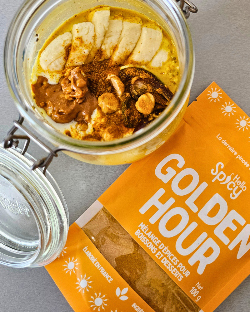 Golden Overnight Oat (sans cuisson)