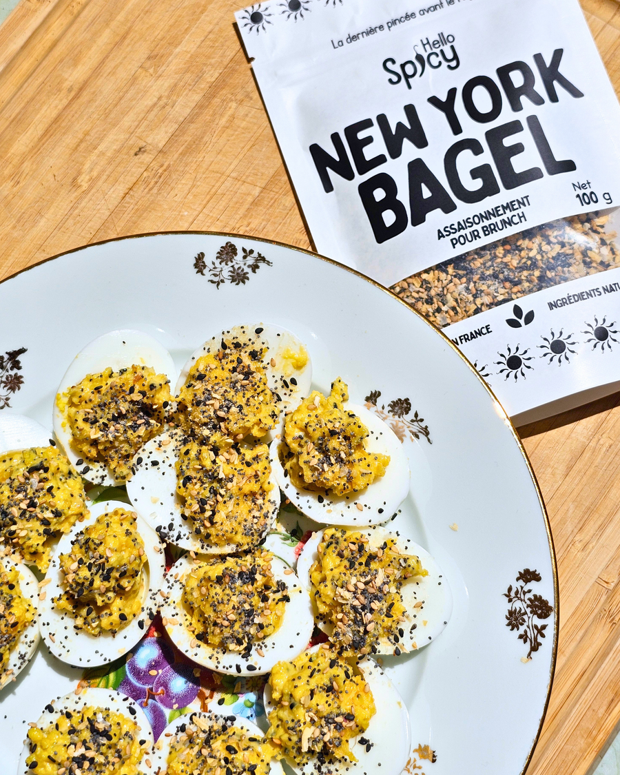 Œufs Mimosa au Mélange d’Épices New York Bagel