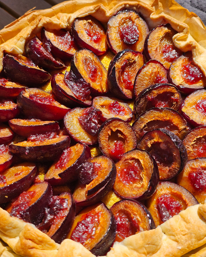 Tarte aux Quetsches & Golden Hour